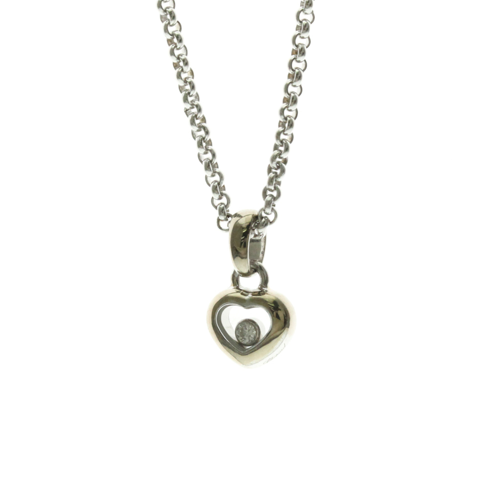 CHOPARD 18k Silver Diamond Necklace